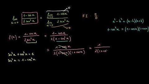 Limite de fonctions trigonométriques en utilisant une identité trigonométrique
