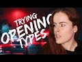Trying 4 Opening Types for My Story