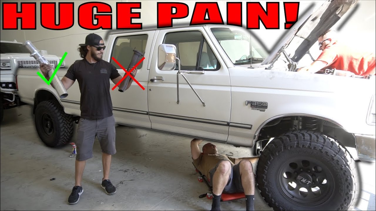 PAINFUL INSTALL TO HELP MY FORD BREATHE BETTER! - YouTube