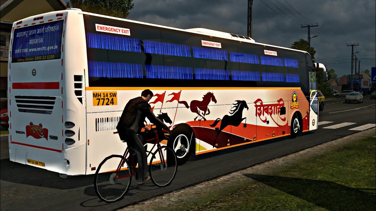 Msrtc Shivshahi Bus Bus Simulator Indonesia Bus Skin Download