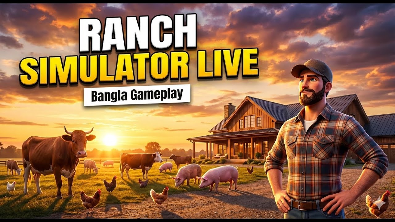 🔥 🔴 Ranch Simulator Live Now – EPIC Ranch Build + Fun Challenges! Day 06 