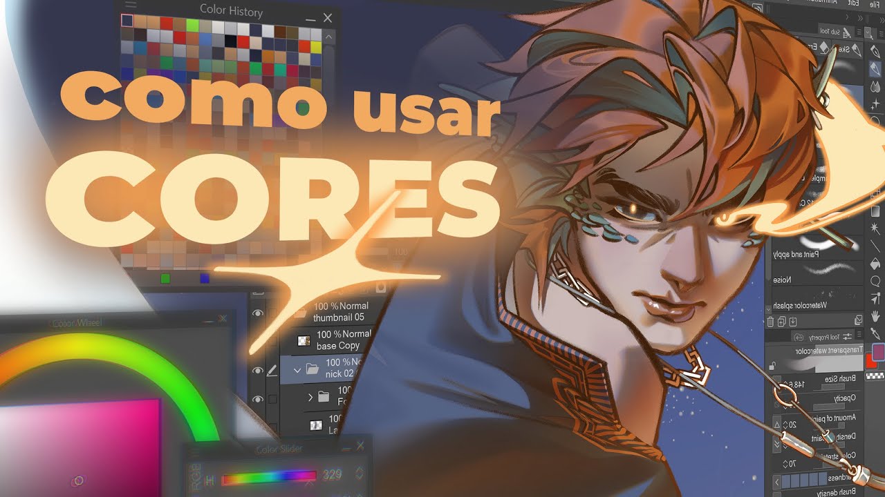 Dê vida aos seus desenhos! Teoria das cores