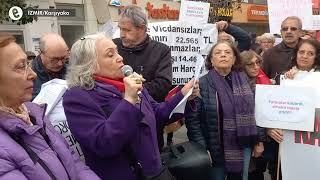 Emekliler İzmirden Ses Yükseltti Sadaka Değil Hakkımızı Istiyoruz