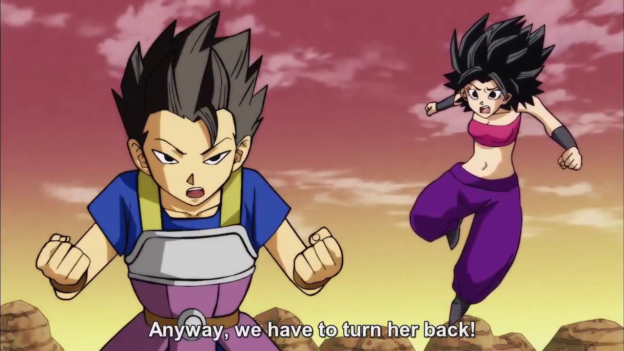 Kale vs Cabbe and Caulifla turns SSJ2 |SUB ENG| - YouTube