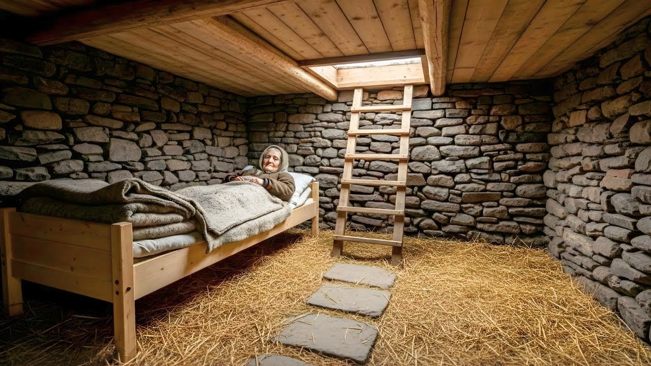 Everyone Laughed When Widow Built “Basement Bed” — Until She Slept 42º Warmer While the Cabin Froze