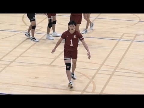 身長1cm最高到達点345cm ハイキュー シュヴァイデンアドラーズ 9番 池田幸太選手の大学時代のプレー バレーボール インカレ18 Youtube