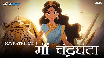 Navratri 2025 -  Tritiya Divas (DAY 3) | Mata Chandraghanta - Devi Mata Bhajan | Bhakti Sagar TV 4K
