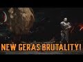 MK11 - New Crazy Geras Brutality! "Unstoppable Force" (10/10)