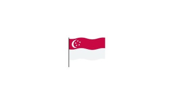 Singapore flag Lottie JSON animation