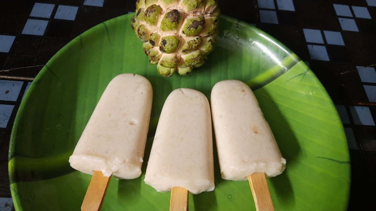 Seethafal Ice cream at home || Food Thrills