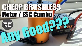 Budget Brushless Motor/ESC Combo!