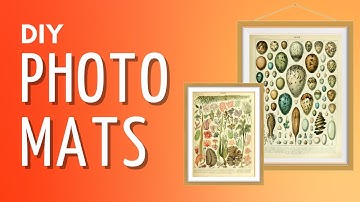 How to Mat and Frame a Picture | Cheap and Easy DIY