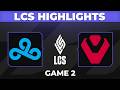 C9 vs SEN Highlights Game 2 | LCS 2026 Semifinals Lock-In | Cloud9 vs Sentinels by Onivia
