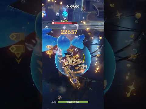 【原神】無凸ナヴィア単騎(?)で螺旋12層攻略してみた #genshinimpact