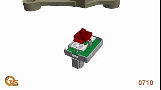Car Parking Push Button Assembly