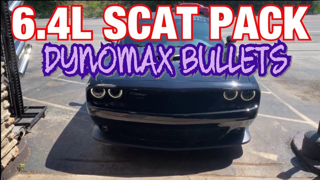 2017 Dodge Challenger 6.4L Scat Pack DUAL EXHAUST w/ DYNOMAX BULLETS