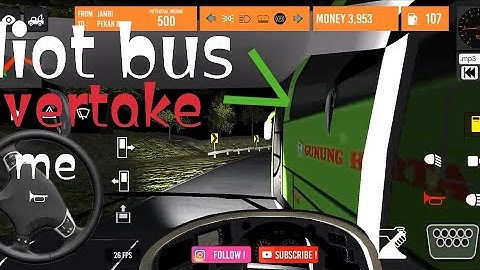 Idiot Bus Overtake Me -- IDBS Bus Simulator Sumatera Gameplay