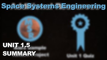 Unit 1 Summary- Space Systems Engineering 101 w/ NASA