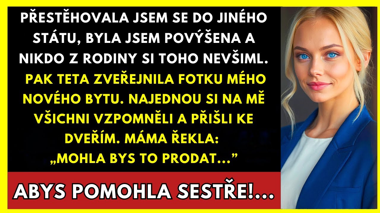 Přestěhovala Jsem Se A Nikdo Si Nevšiml. Teta Zveřejnila Fotku Mého Bytu. Najednou...