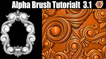 Blender 3.1 Alpha Brush Tutorial | Sculpting Brushes