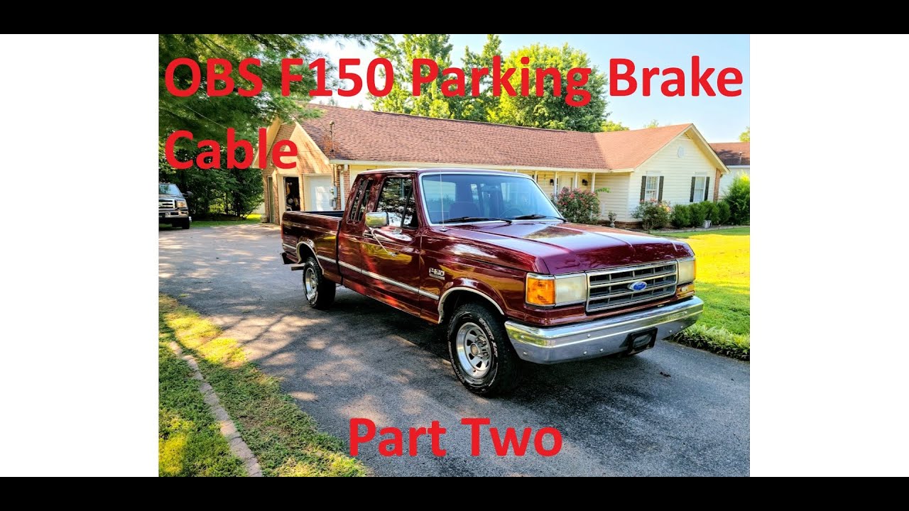 Ford Emergency Brake Cable Replacement! 1990 FORD Bronco 4x4