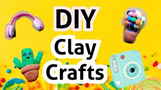 DIY Clay Crafts  Cute Kawaii Clay Toys