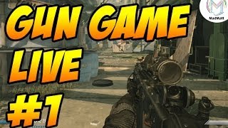 "FLAWLESS!" - Gun Game LIVE #1 - (Call of Duty: Ghosts)
