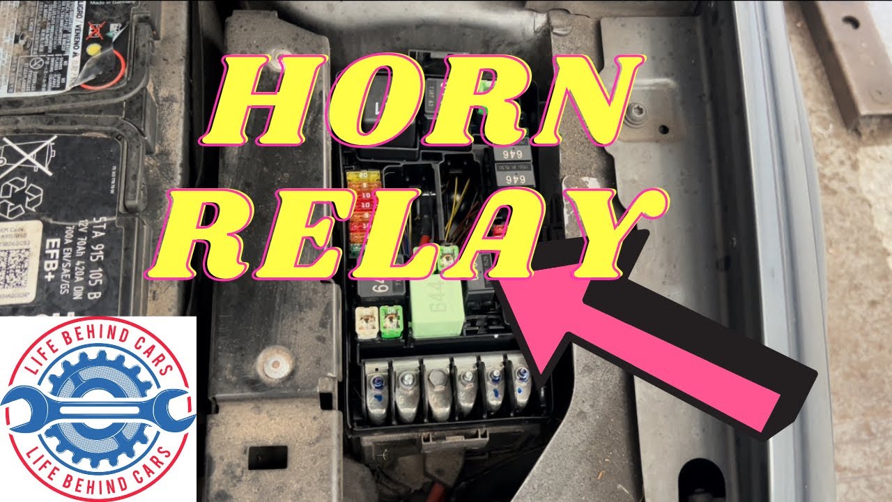 Audi A3 Diesel 2017 Horn Relay Location
