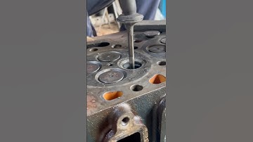 Engine Head Valve Seat Grinding’ #yt #shorts #skills #foryou