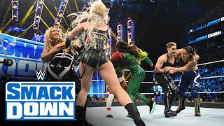 Sasha Banks vs. Rhea Ripley vs. Shayna Baszler vs. Queen Zelina: SmackDown, March 25, 2022