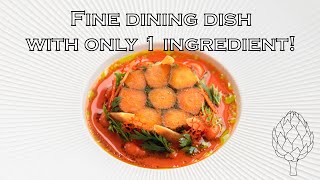 Fine dining dish with only 1 ingredient! Carrot edition