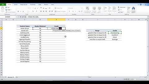 MS Excel : Nested If Function by Excel Freak | Video 33