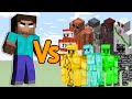 Minecraft Herobrine Vs All Golems #mobfight #mobbattle #minecraft #24x7live #live #trending