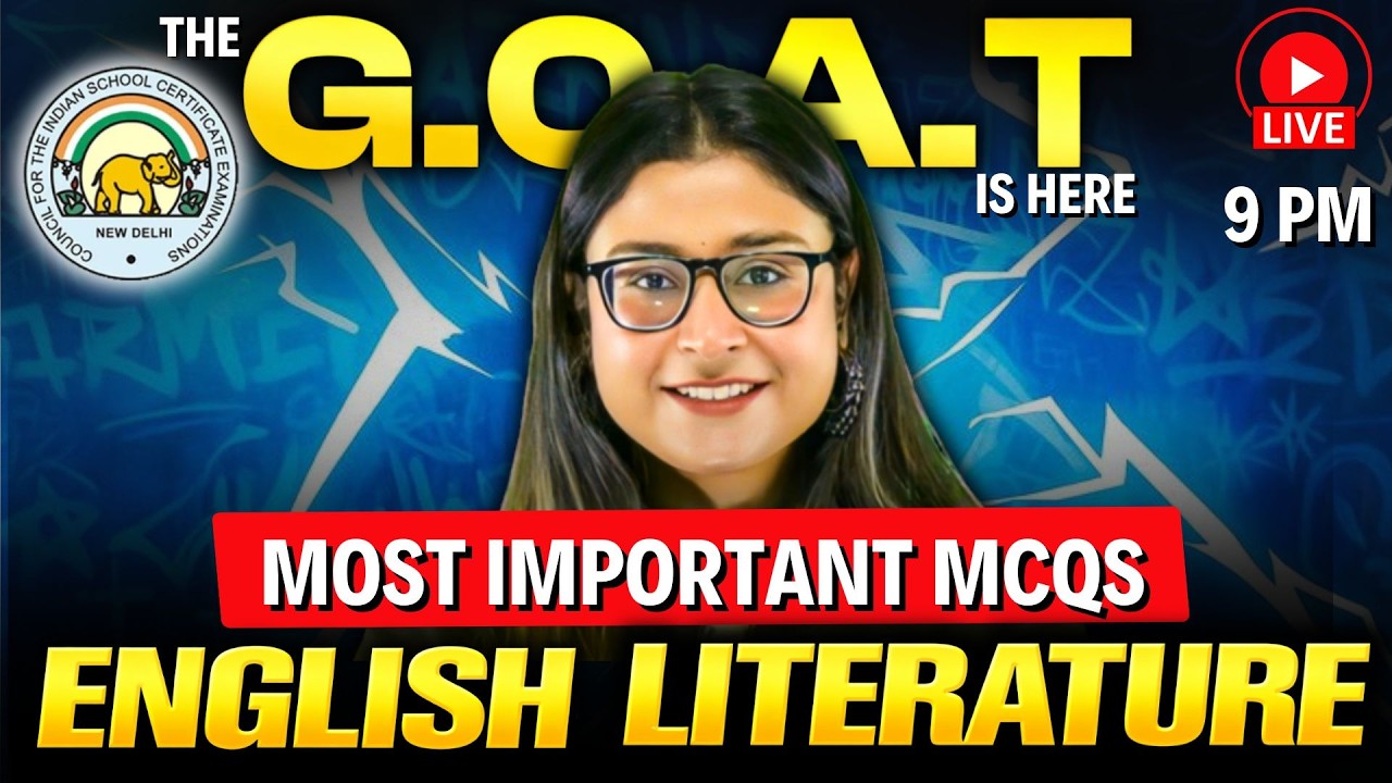 TOP 150 Most Important MCQs | ICSE Class 10 English Literature | ICSE 2026 | Nikita Singh