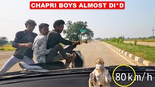 Chapri Boys Never Do This Again In Life Dashcam Saved The Car Driver