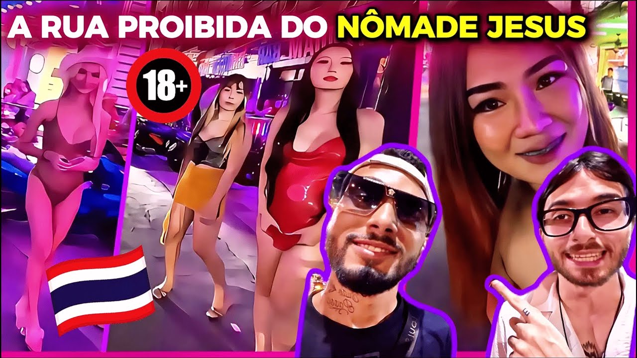FUI NA RUA SECRETA DO NOMADE JESUS NA TAILANDIA ?! 🇹🇭