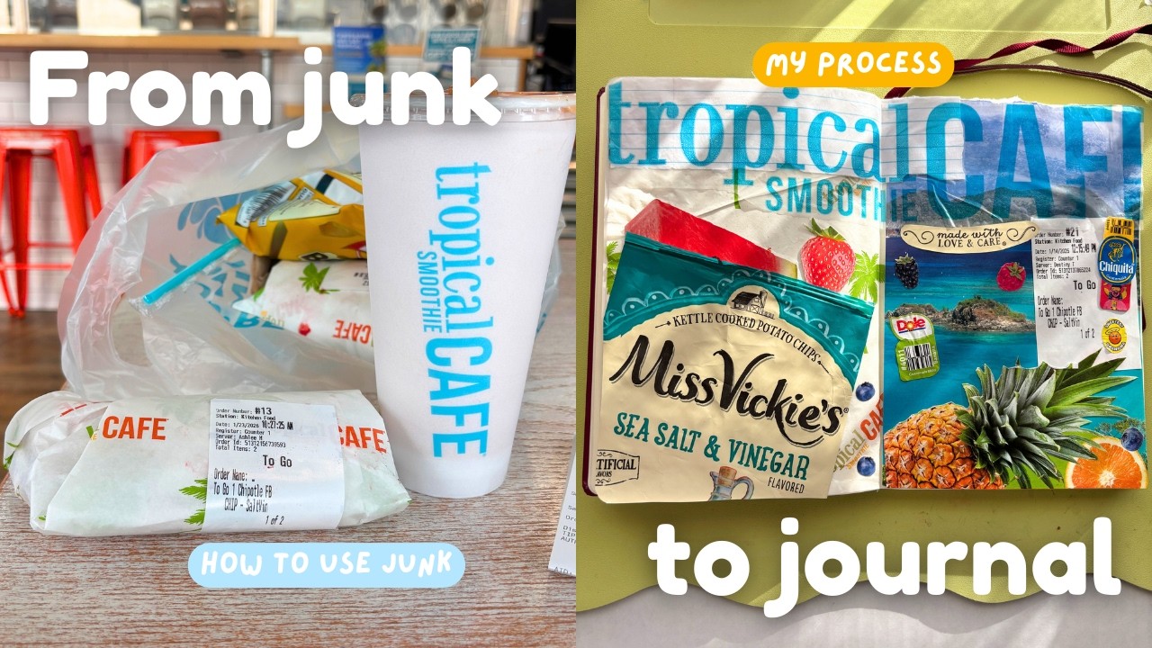 Junk journal with me | my process & tips on how to use junk