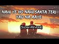 Nahin Yeh Ho Nahin Sakta Slow Reverb Bobby Deol Twinkle Khanna Kumar Sanu Sadhana Sargam Nahin Yeh Ho Nahin Sakta Slow Reverb Bobby Deol Twinkle Khanna Kumar Sanu Sadhana Sargam