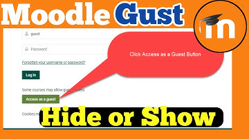 🔒 How to Hide or Show Guest Button in Moodle LMS | Step-by-Step Guide