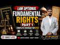 Fundamental Rights Part 1 | Law Optional by Amit Sir | Complete UPSC Coverage | Plutus IAS