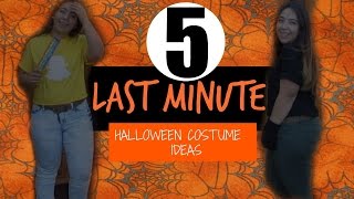 5 LAST MINUTE Halloween Costume Ideas!