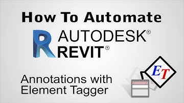 How To Automate Revit: Annotations with Element Tagger