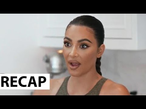 Kim Kardashian Reacts To Kanye West Diss - KUWTK Recap