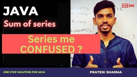 Sum of Series programs in java Computer Class 10 ICSE ISC Java Programming