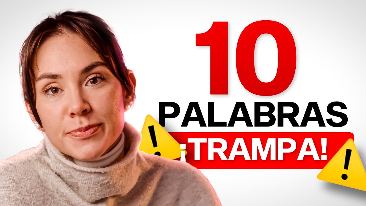 10 PALABRAS "trampa" en Inglés (Nunca más las confundas)