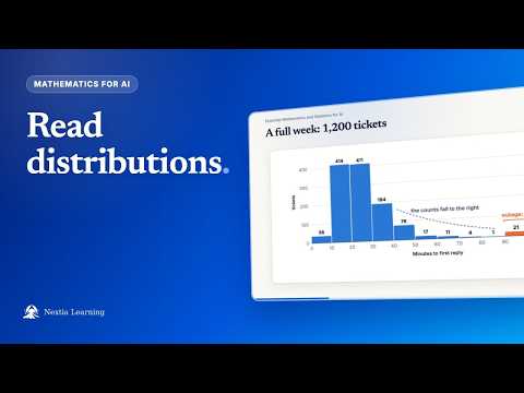 Read distributions | Mathematics for AI | Nextia Learning