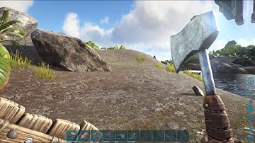 The ARK: Survival Evolved Waterfall Base Build Live Stream