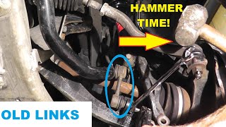 Acura Sway Bar Links or Stabilizer Links - How To Test and Replace with Basic Hand Tools
