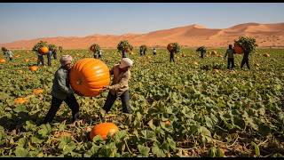 Giant Pumpkins in Dry Sand — Shocking Results#farming #documentary #viralvideo #explained #how