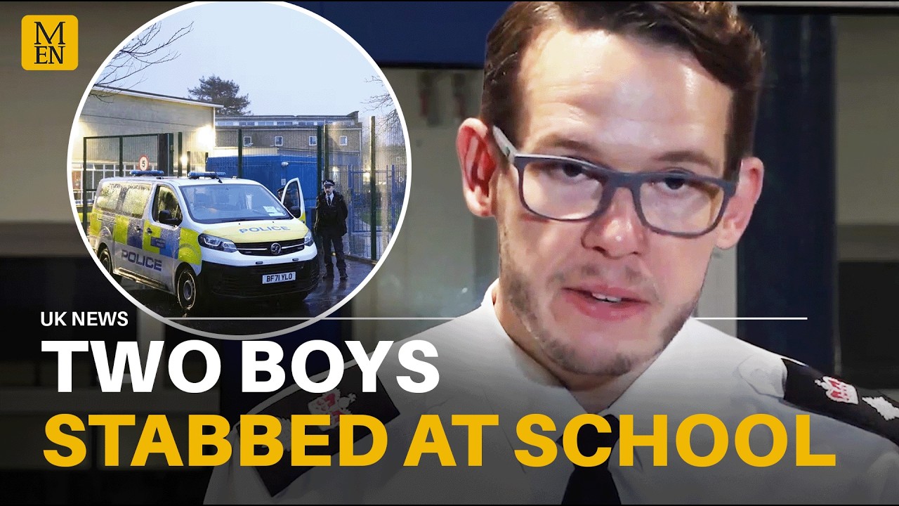 COUNTER TERROR police leading investigations as boy, 13, arrested after two boys STABBED at school